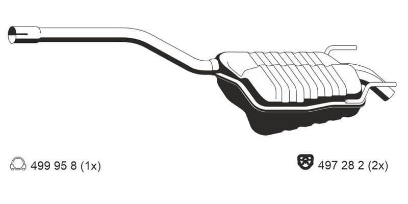 Toba esapament finala ERNST 351140