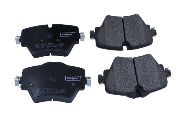 set placute frana,frana disc MAXGEAR 19-3593