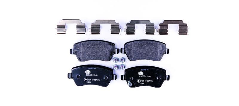 set placute frana,frana disc HELLA 8DB 355 012-301