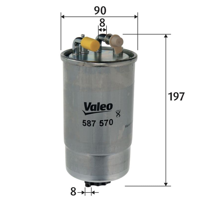 filtru combustibil VALEO 587570