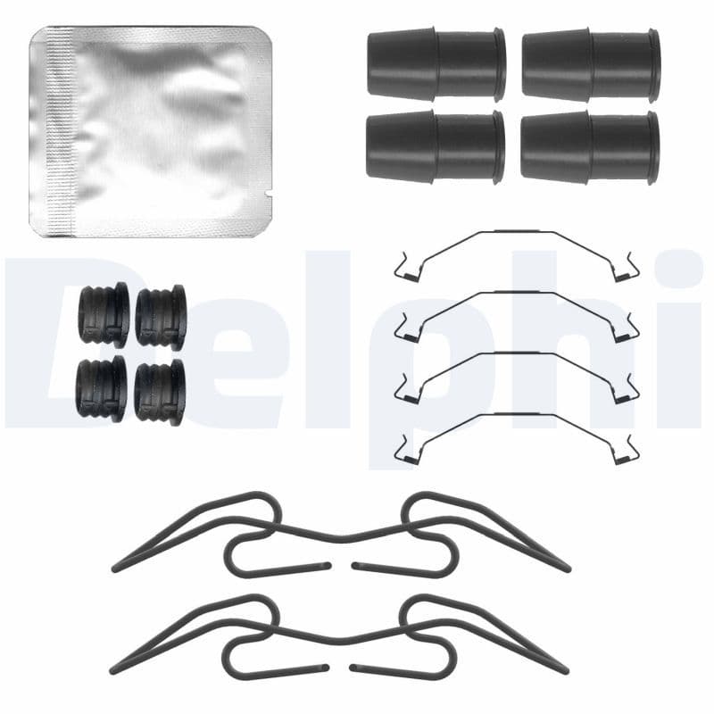 Set accesorii, placute frana DELPHI LX0783