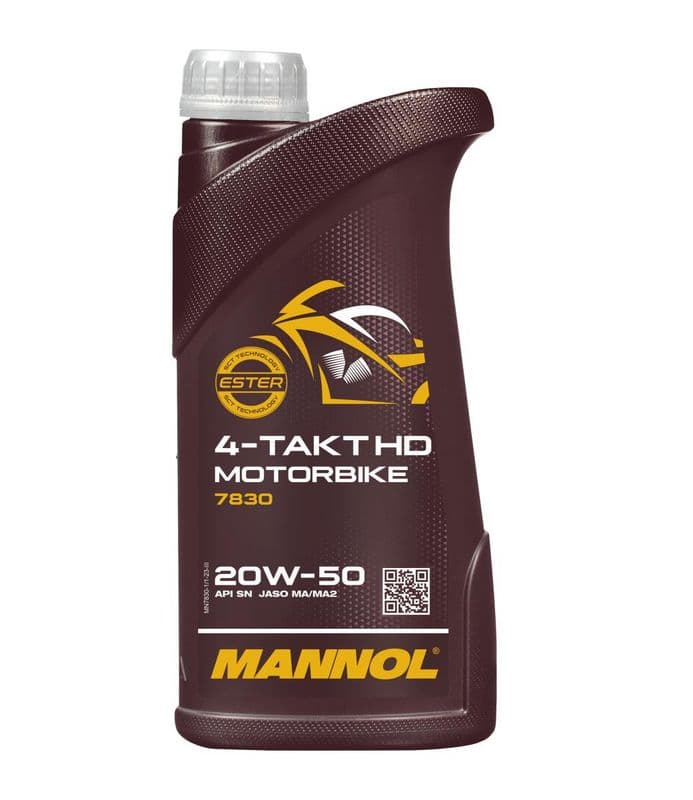 ulei de motor SCT - MANNOL Mannol 7830 4-Takt Motorbike 20W-50 HD MN7830-1