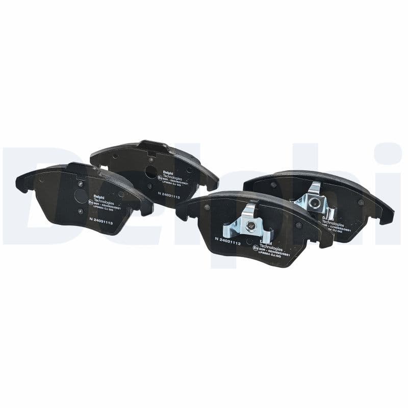 set placute frana,frana disc DELPHI LP3684