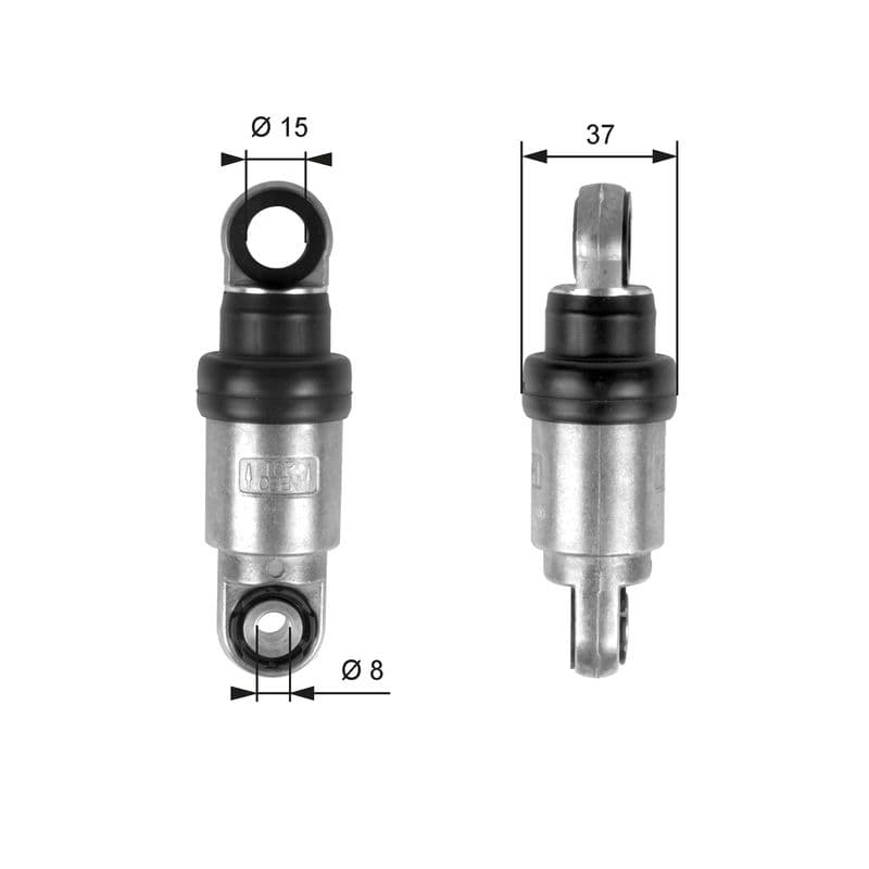 Amortizor vibratii, curea transmisie cu caneluri GATES T39097