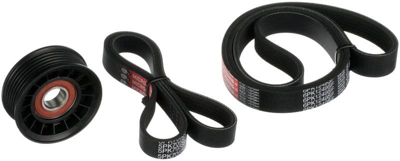 Set curea transmisie cu caneluri GATES Micro-V® K026PK1249SF