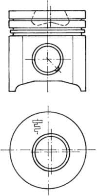Piston KOLBENSCHMIDT 94726630