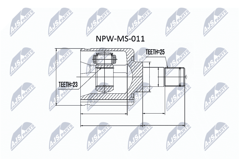 Set articulatie, planetara NTY NPW-MS-011
