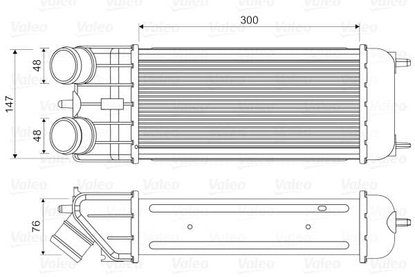 Intercooler, compresor VALEO 818663