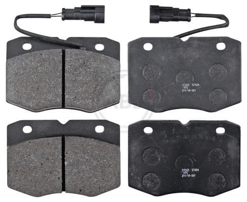 set placute frana,frana disc ABS 37265