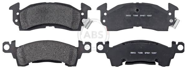 set placute frana,frana disc ABS 38052