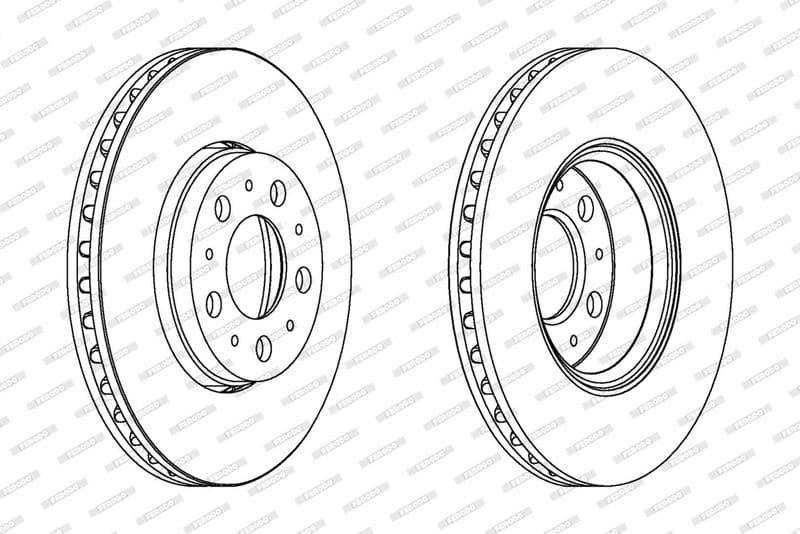 Disc frana FERODO PREMIER Coat+ disc DDF1163C