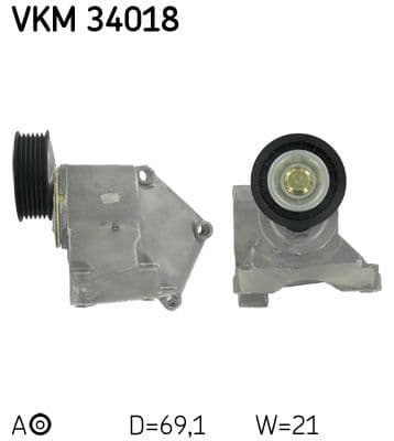 Intinzator curea, curea distributie SKF VKM 34018