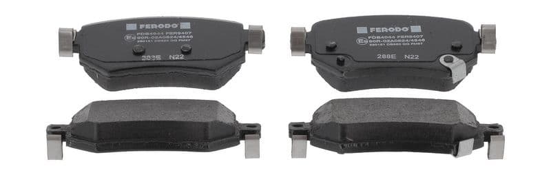 set placute frana,frana disc FERODO PREMIER ECO FRICTION FDB4944