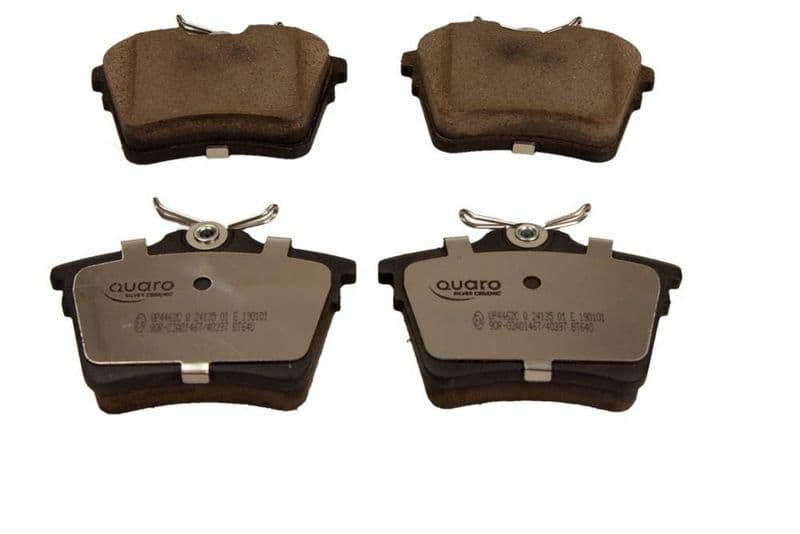 set placute frana,frana disc QUARO SILVER CERAMIC QP4462C