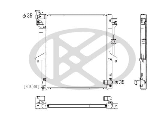 Radiator, racire motor KOYORAD PL032311