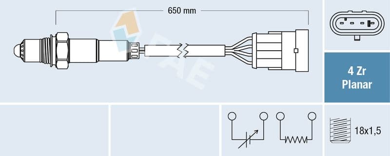 Sonda Lambda FAE 77225