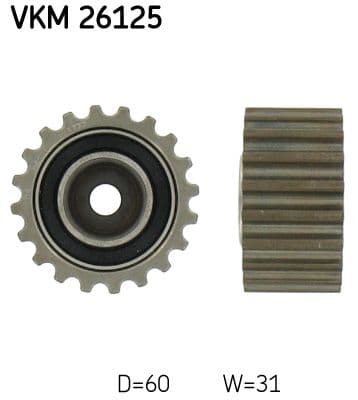 Rola ghidare/conducere, curea distributie SKF VKM 26125