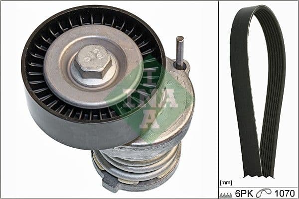 Set curea transmisie cu caneluri Schaeffler INA 529 0084 10