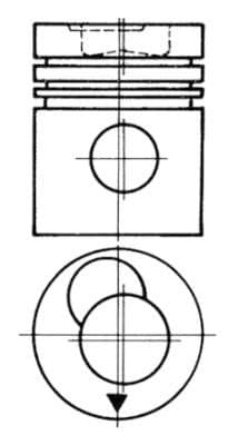 Piston KOLBENSCHMIDT 92969600