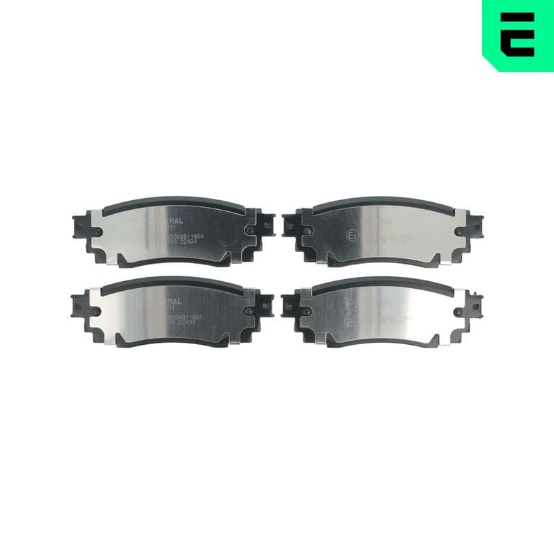 set placute frana,frana disc OPTIMAL BP-12831