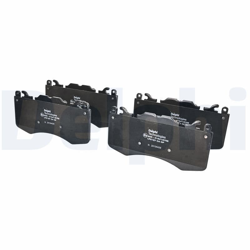 set placute frana,frana disc DELPHI LP2187