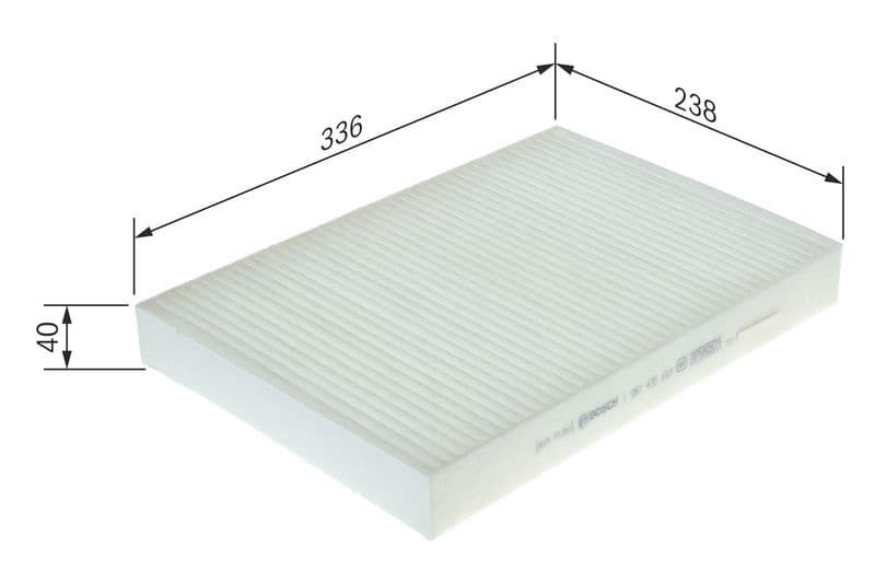 Filtru, aer habitaclu BOSCH 1 987 435 103