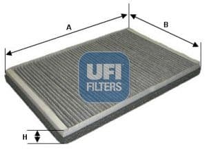 Filtru, aer habitaclu UFI 54.169.00