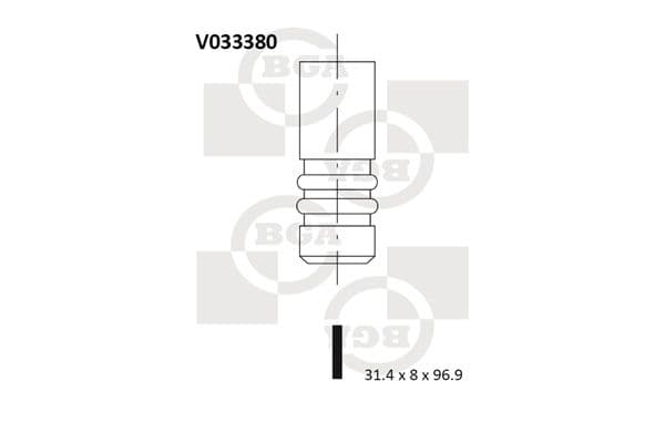 Supapa evacuare BGA V033380