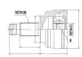 Set articulatie, planetara MTR 12161107