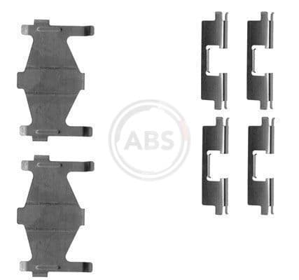 Set accesorii, placute frana ABS 1136Q