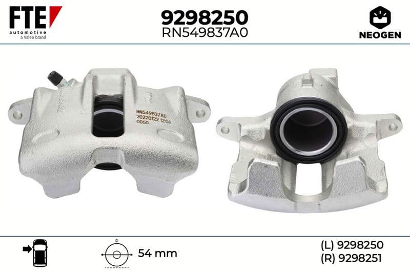 Etrier frana FTE NEOGEN 9298250