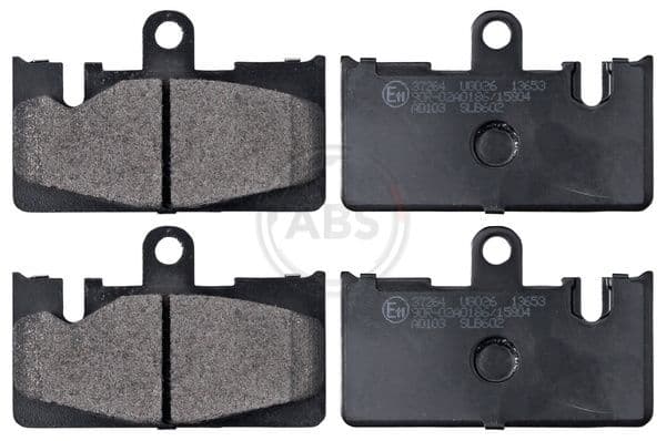 set placute frana,frana disc ABS 37264