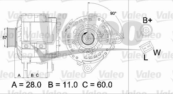 Generator / Alternator VALEO 437477
