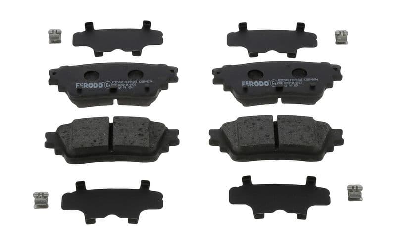 set placute frana,frana disc FERODO PREMIER ECO FRICTION FDB5540