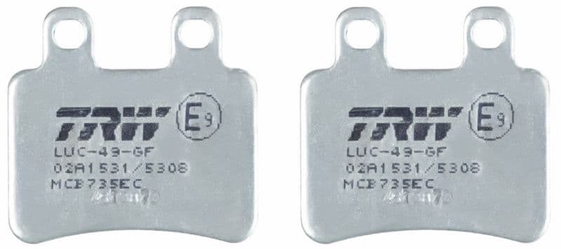set placute frana,frana disc TRW Organic Eco MCB735EC