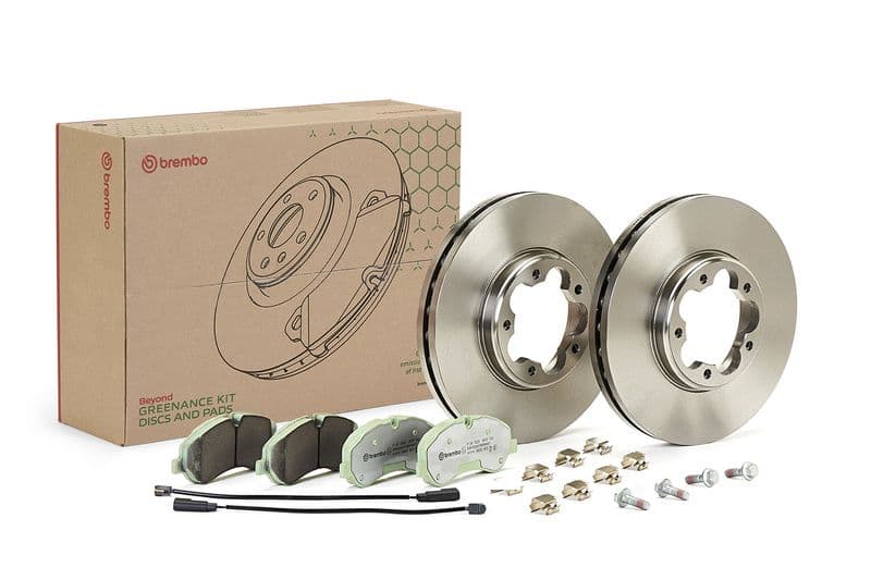 Set frana, frana disc BREMBO BEYOND LINE - Greenance KT 10 011