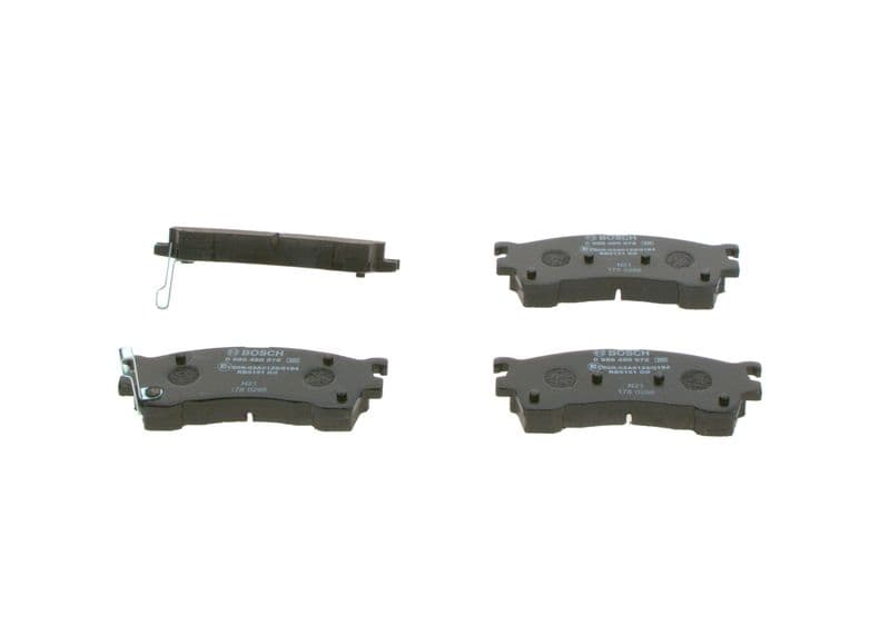 set placute frana,frana disc BOSCH 0 986 460 975
