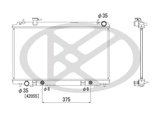 Radiator, racire motor KOYORAD PL021569