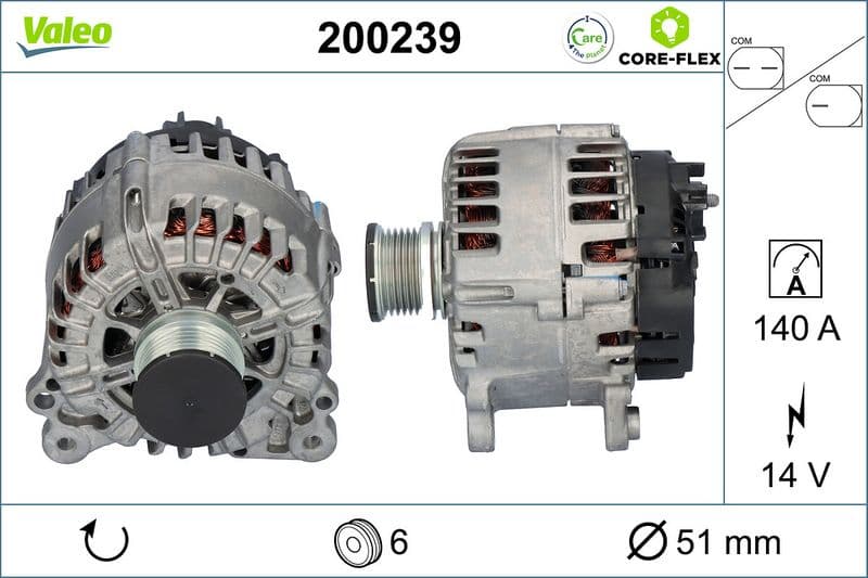 Generator / Alternator VALEO 200239