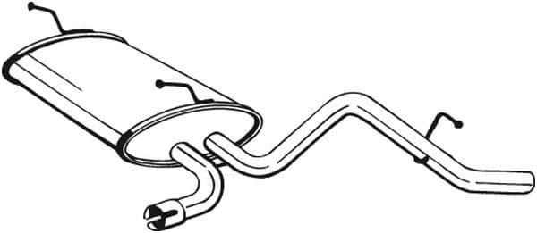 Toba esapament finala BOSAL 141-007