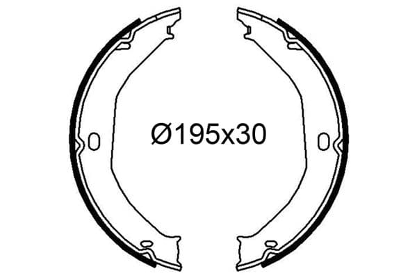 Set saboti frana VALEO 564284
