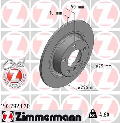 Disc frana ZIMMERMANN COAT Z 150.2923.20