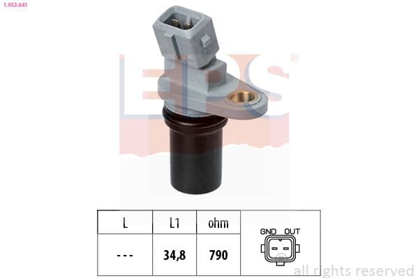 Senzor, turație motor EPS Made in Italy - OE Equivalent 1.953.641