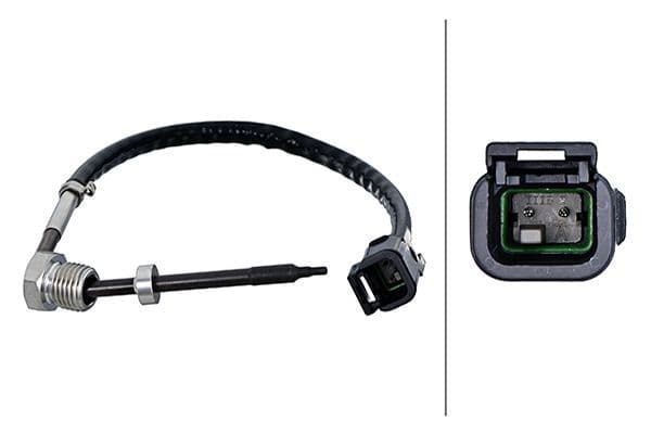 Senzor, temperatura gaze evacuare HELLA 6PT 358 181-801