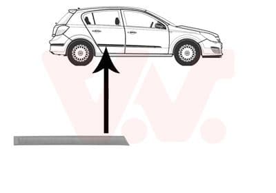 Elemente decorative/protectie, portiera VAN WEZEL 3745426