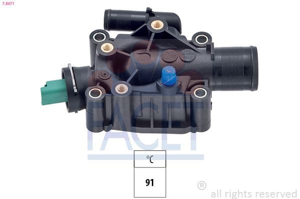 termostat,lichid racire FACET Made in Italy - OE Equivalent 7.8671