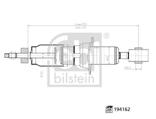 amortizor FEBI BILSTEIN 194162