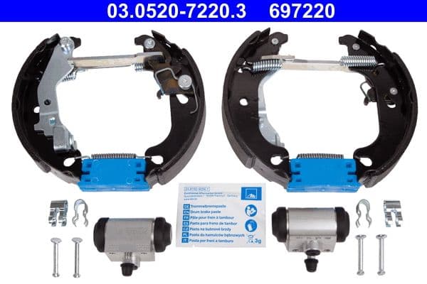 Set saboti frana ATE Original TopKit 03.0520-7220.3