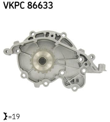 Pompă de apă, răcire motor SKF VKPC 86633