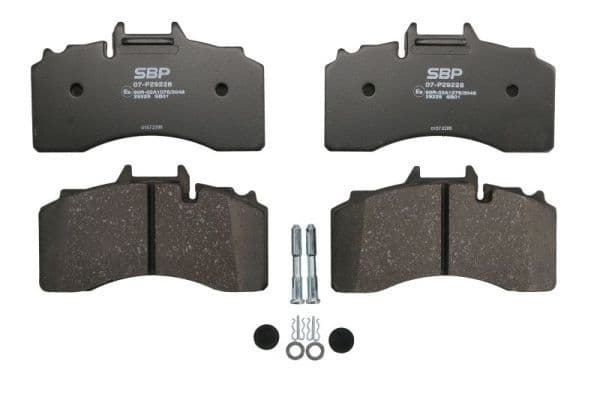 set placute frana,frana disc SBP 07-P29228